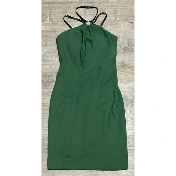 Jason Wu Dresses | Jason Wu Forest Green Halter Dress Size 8 | Color: Black/Green | Size: 8 | Pm-01372632'S Closet